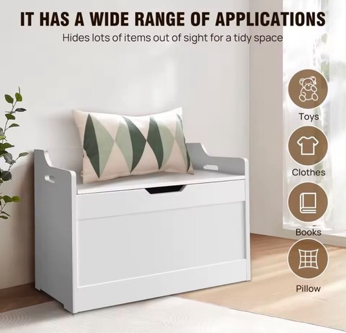 Wooden storage bench - storage,