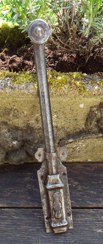 Iron window shutter slide - window, bolt