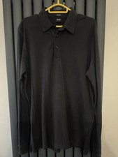 Hugo Boss Black Long Sleeve  Polo Size Large Great Condition