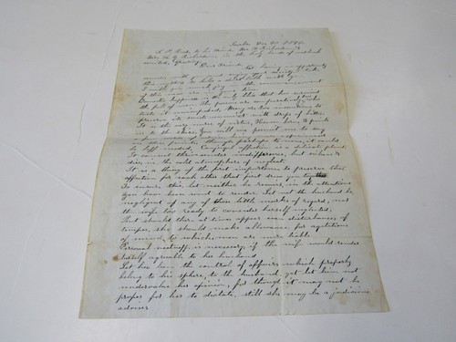 Letter from simon meads - from,