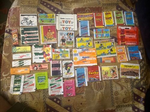 Vintage bubble gum wrappers - gum,