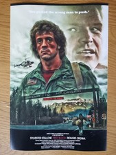 Rambo First Blood Part 1 Sylvester Stallone Action Movie Poster