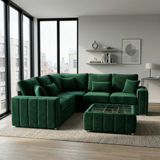 Alaska Corner Sofa – Green