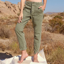 AMO Army Twist Split Hem Olive