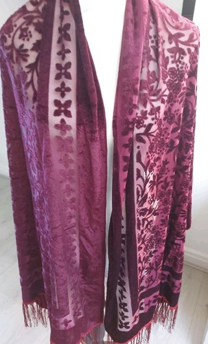 Velvet devore scarf - ,