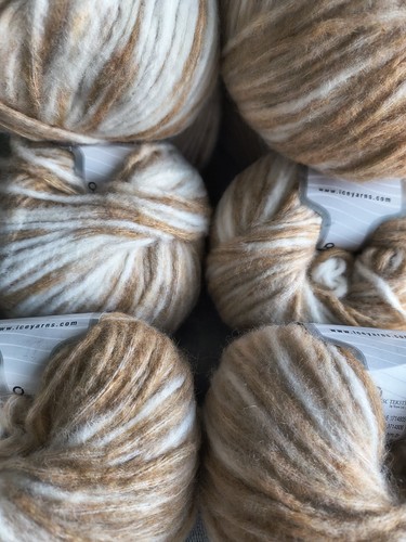 Wool yarn 8x50g - wool, ice