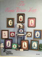 The Elegant Victorian Lady cross stitch chart