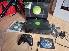 Boxed Xbox Original Console Bundle Complete  Official Controller Inc Game 