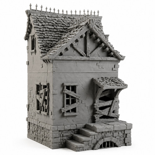 Modular haunted house 28mm - modular,