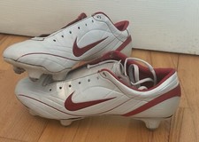 Nike Mercurial Vapor II R9 White Red Football Boots SG Size 9 RARE Ronaldo