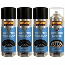Hycote Gloss Black Wheel Spray
