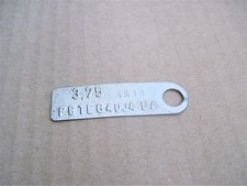 Genuine Ford Atlas Axle 3.75 Diff Tag