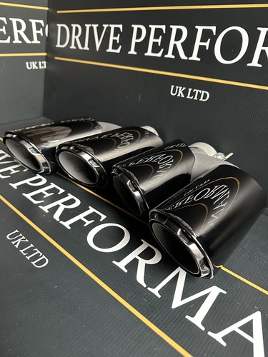 Black chrome exhaust - black, tailpipe