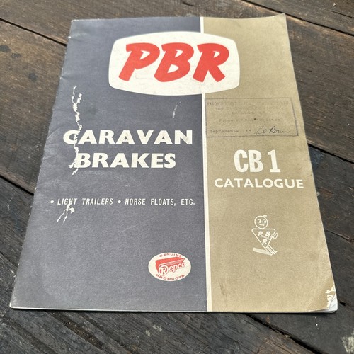 Pbr caravan brakes - cb1, vintage