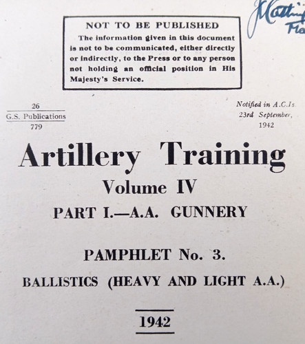 Ww2 anti aircraft - "anti-aircraft", gunnery