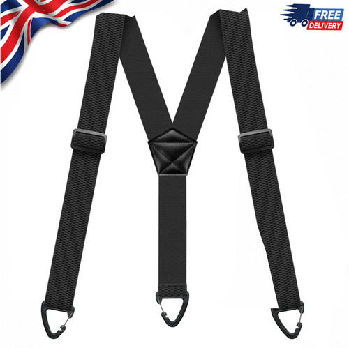 Heavy duty elastic suspenders - heavy,