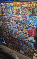 a large framed picture