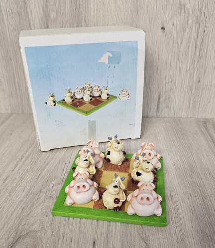 Cow pig tic tac toe - toe, game