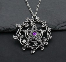 Pentagram & Leaf Silver