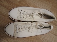 Avenue, White, Canvas Daps -