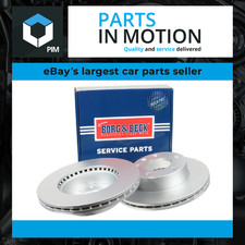 2x Brake Discs Pair Vented