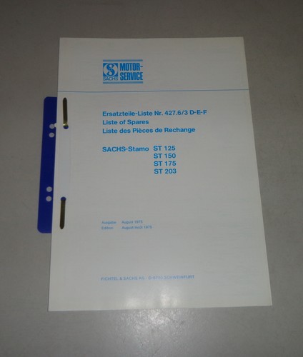 Parts catalogue spare - parts, catalogue/spare