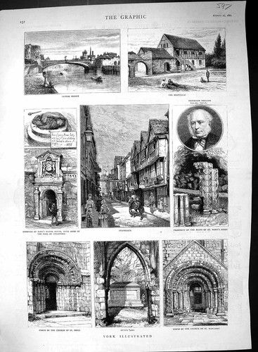 Old 1881 york stonegate - old,