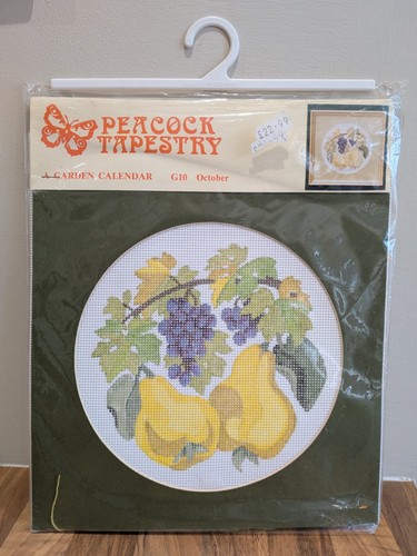 Vintage peacock tapestry - vintage,