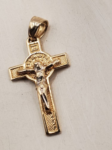 14k yellow gold religious - 14k,
