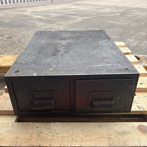 Vintage industrial two drawer - vintage,