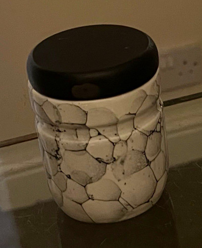 White mosaic crackle glass - mosaic,