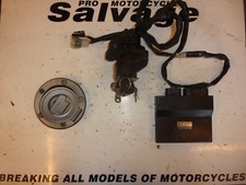 YAMAHA FZ1 FZ1S FAZER 1000 ABS 2008 - 2014:LOCK SET HISS SYSTEM 1 KEY:USED PARTS