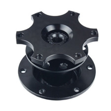 Car Steering Wheel Quick Release Hub Adapter Snap Off Boss Kit Accessory Black 