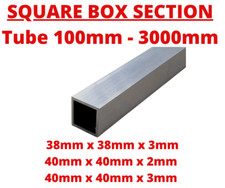 Aluminium square box section - aluminium,