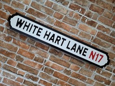 White Hart Lane Indoor Football London Street Sign Tottenham