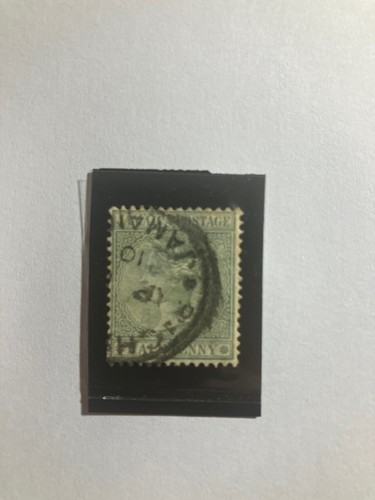 Queen victoria half penny - half,