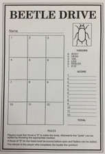 Beetle Drive Cards - pack of