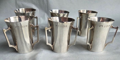 Set sterling silver tot - set, of
