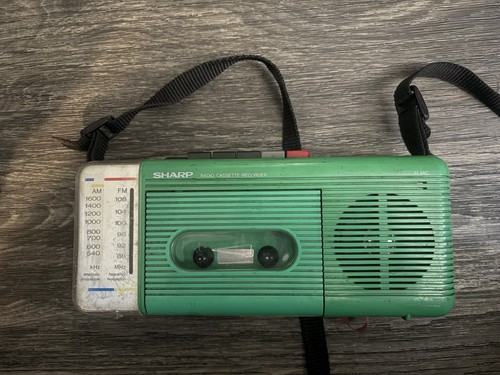 Sharp radio vintage cassette - sharp,