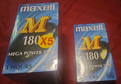 Maxell 180 blank - maxell, vhs