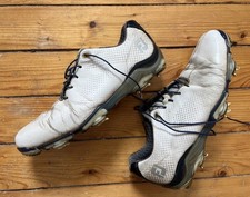 FJ FootJoy Dryjoys Next Advancement White Contour Spiked Golf Shoes UK 9