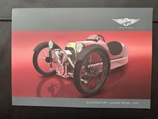 Morgan Supersport Junior Pedal Car Brochure - Rare Fold Out With Order Card