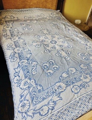 Vintage 1950s vantona blue - vintage,