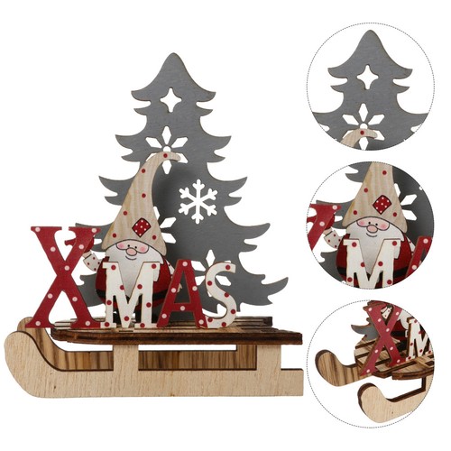 Pcs home decor sleigh shaped - 2,