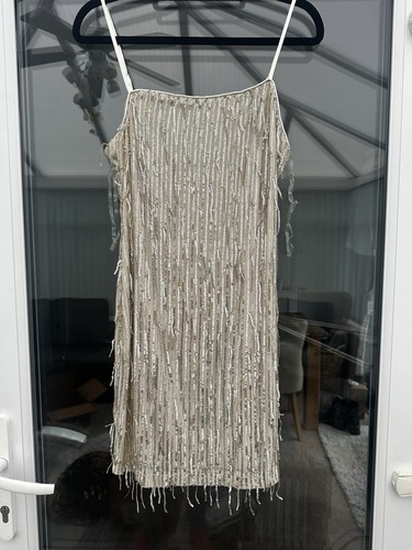 Cream gold sequin - cream/gold, dress