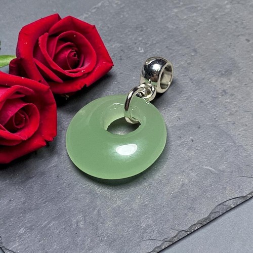 Green jade donut - green,