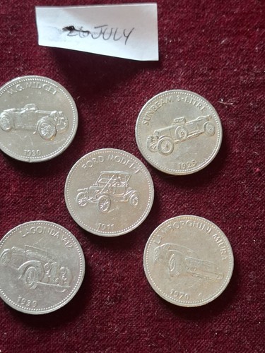 Shell cars tokens - cars,