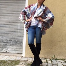 Zara New Plaid Oversized