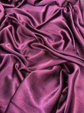 1 mtr shiny maroon crepe back