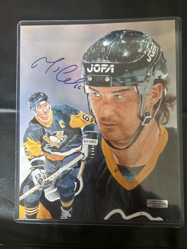 Mario lemieux signed 8x10 - mario,